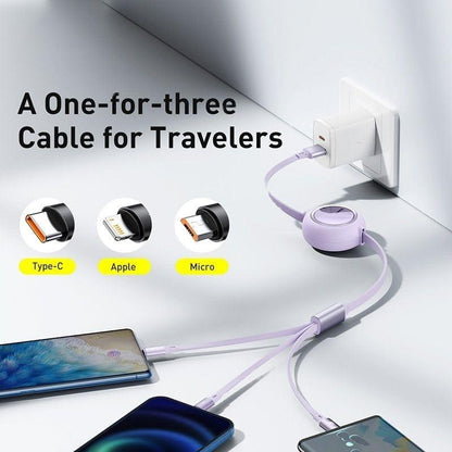 3 in 1 Charging & Data Cable